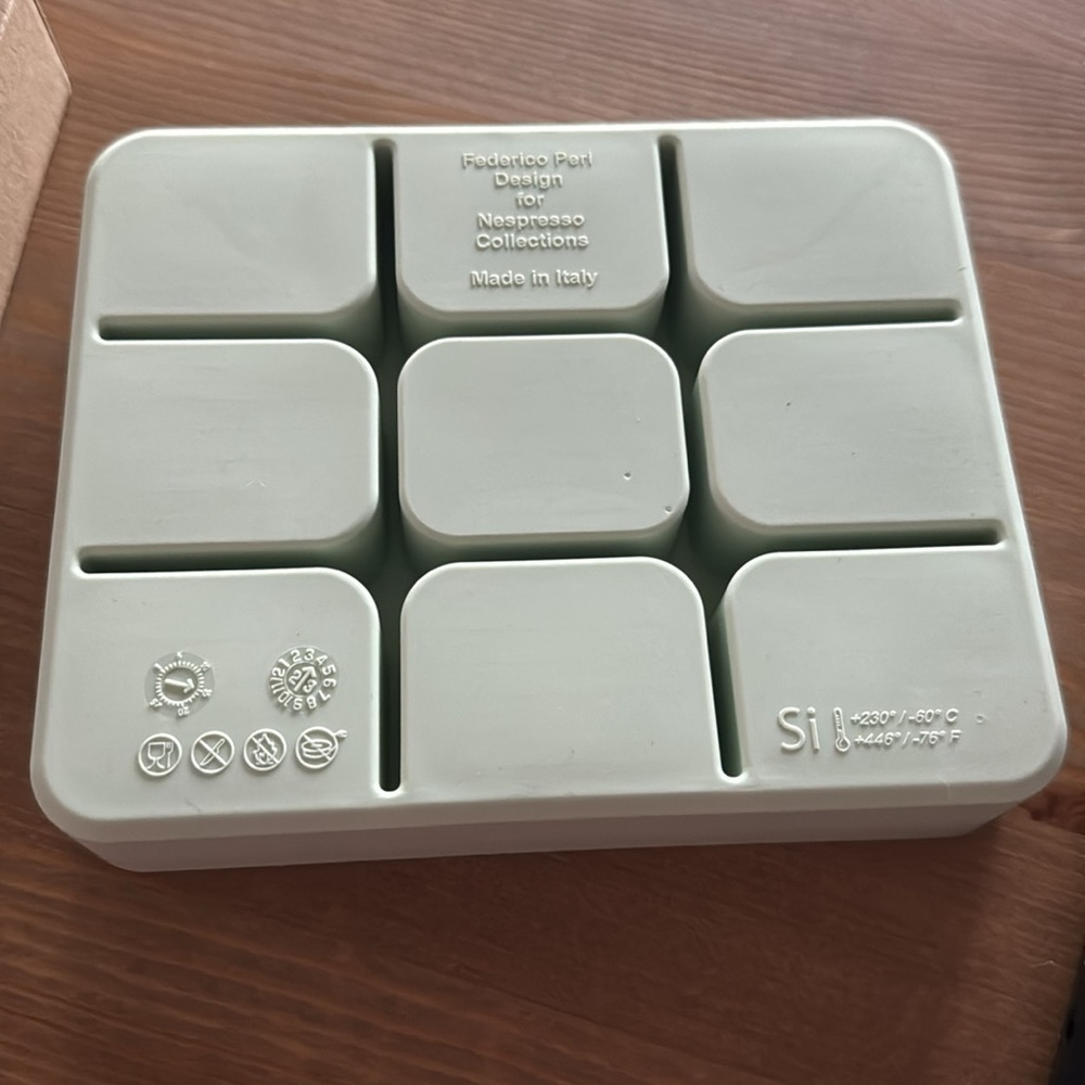 NIB* Nespresso - Silicone Barista Ice Cube Tray Designed by Frederico Peri - Picture 3 of 5